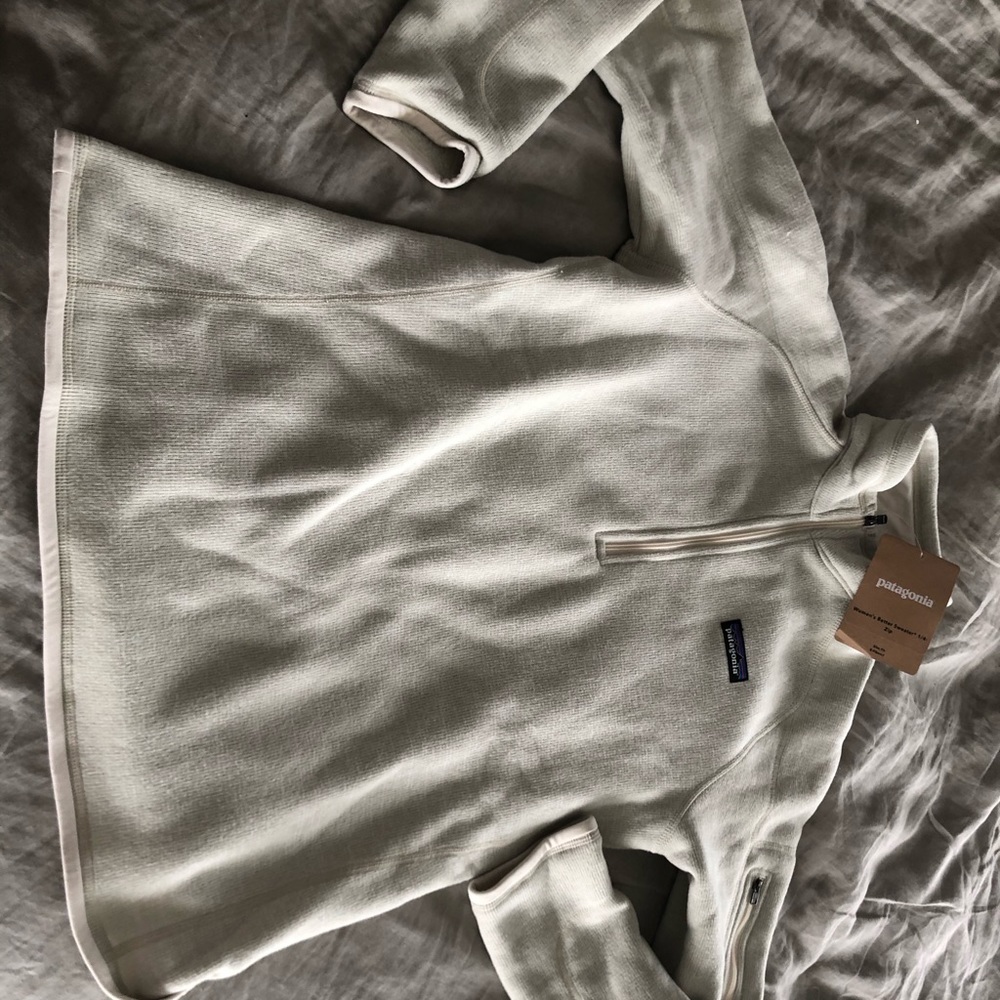 Patagonia NWT Better Sweater 1/4 zip in Raw Linen